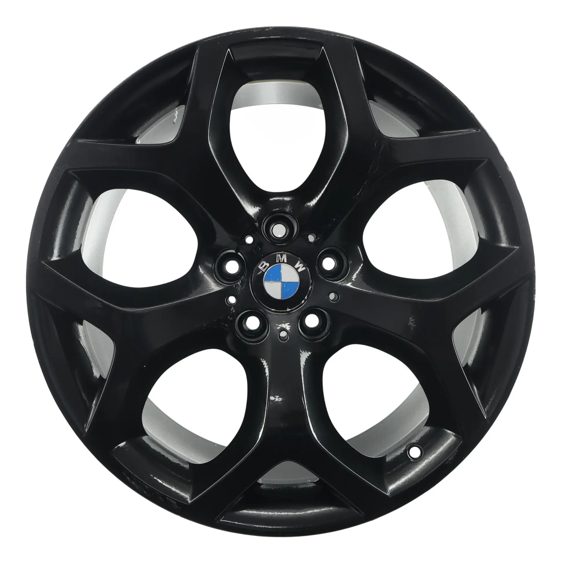 BMW X5 E70 Black Rear Wheel Alloy Rim 20" Y-spoke 214 ET:37 11J 6772250