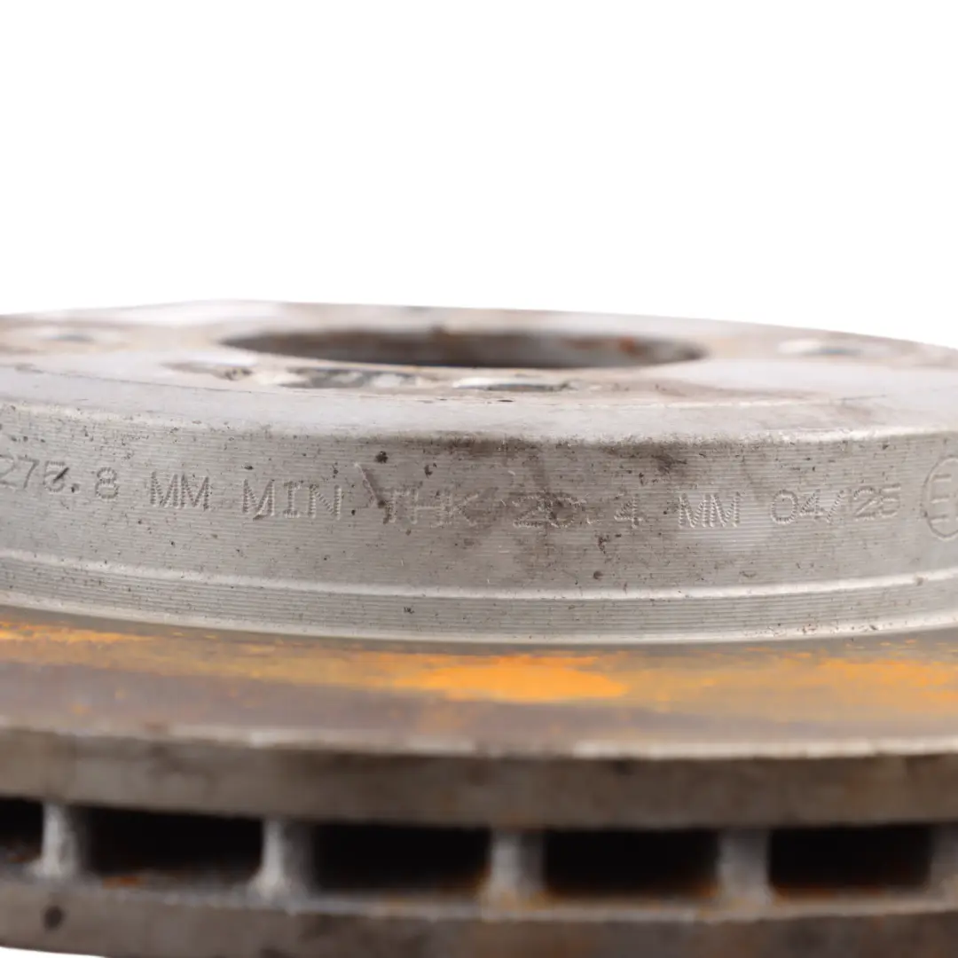 Mini R50 R52 R53 Bremsscheibe Hinterachse Belüftet Links Rechts - SKU 6774984 - Teilenummer 6774984