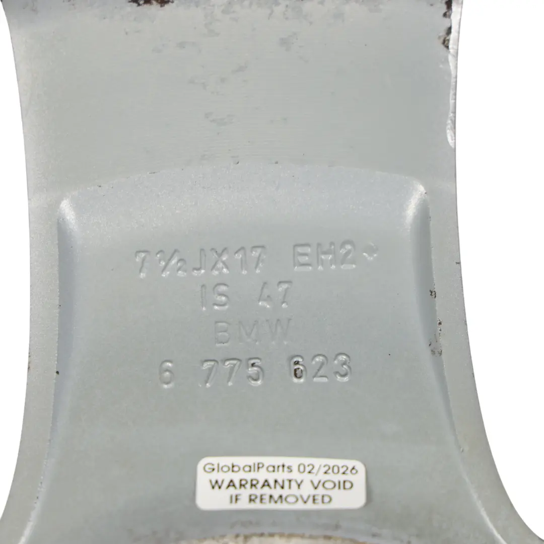 BMW E81 E82 E87 Cerchio Posteriore In Lega 17" 7,5J Et:47 Spider Spoke 142 - SKU 6775623-3 - Numero di parte 6775623