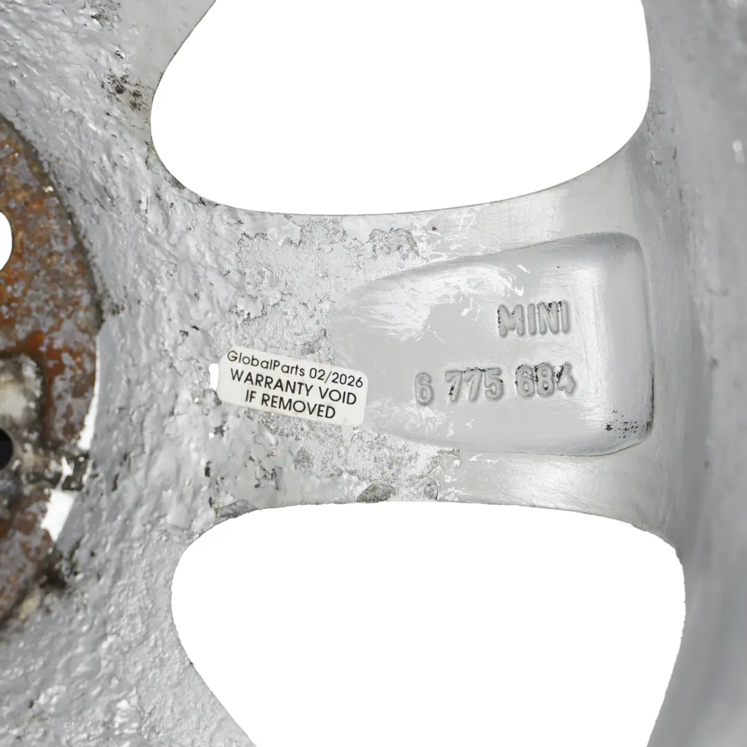 Llanta Aleación 16" 6,5J ET:48 Bridge Spoke 94 para Mini Cooper One R50 R53 R55 R56 con número de pieza 6775684 Mini Cooper One R50 R53 R55 R56 Llanta Aleación 16" 6,5J ET:48 Bridge Spoke 94 - SKU 6775684-5 - Número de pieza 6775684