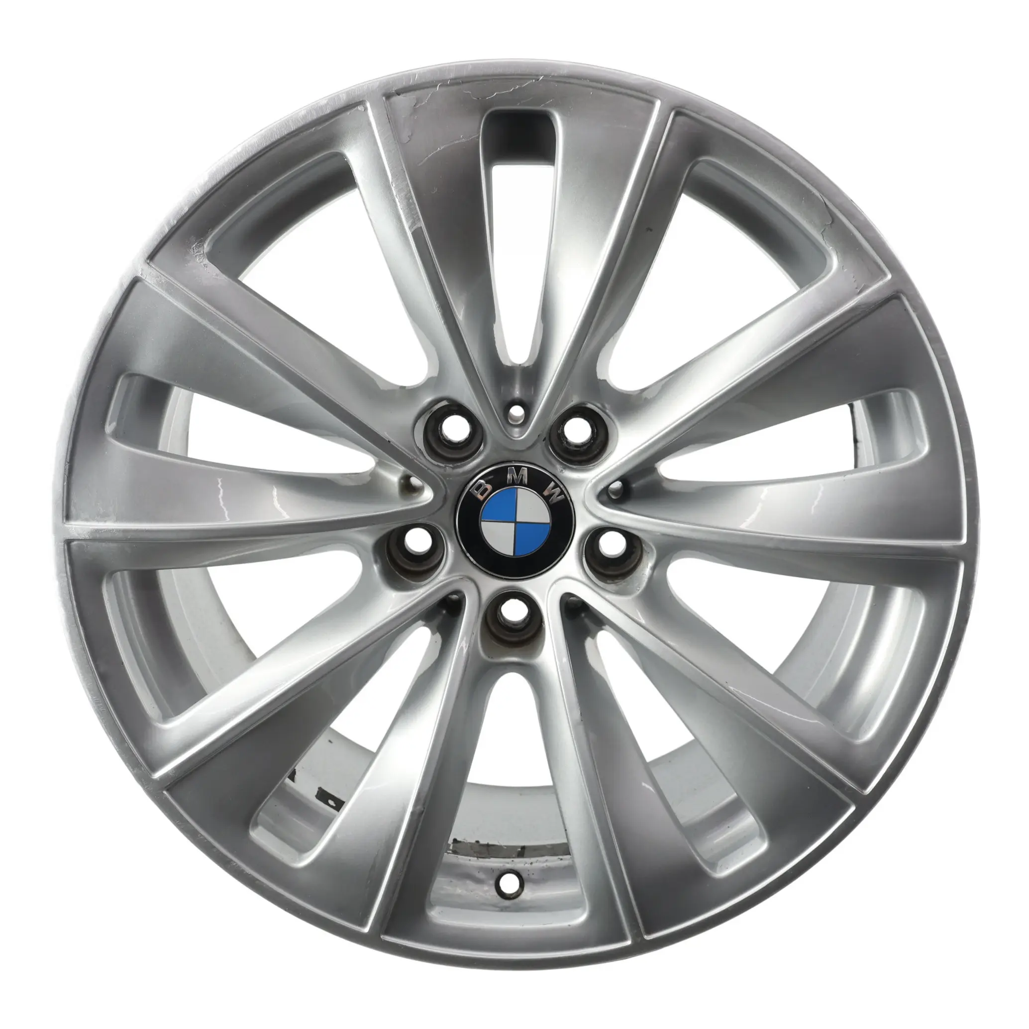 BMW E60 E61 Srebrna Felga Aluminiowa 18" 8J ET:20 Styling 247 6777350