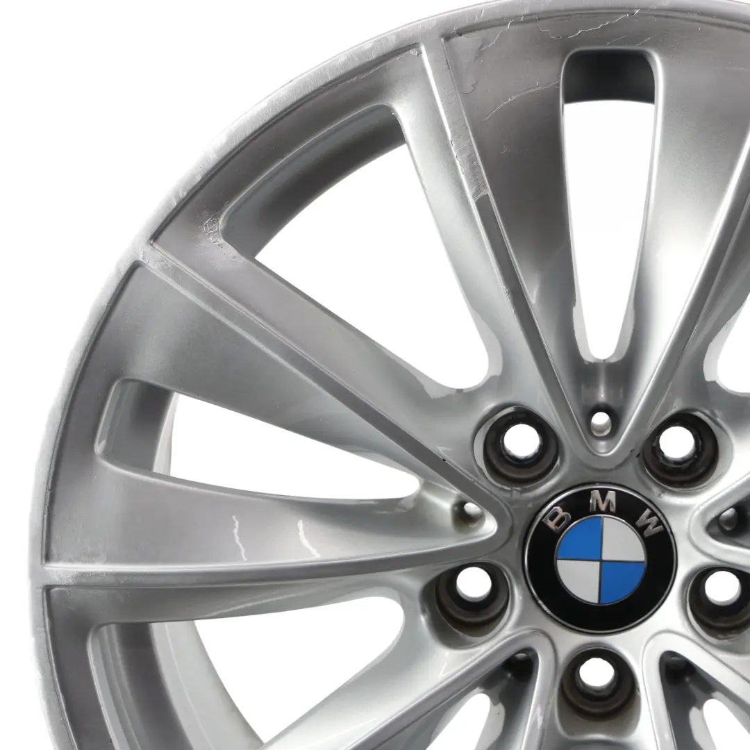 BMW E60 E61 Srebrna Felga Aluminiowa 18" 8J ET:20 Styling 247 - SKU 6777350-1 - Numer Części 6777350