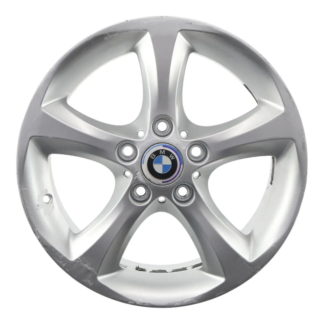 Silberne Leicht Metall Felge 17" ET:47 7J für BMW E81 E82 E87 mit Teilenummer 6778219 BMW E81 E82 E87 Silberne Leicht Metall Felge 17" ET:47 7J - SKU 6778219-7 - Teilenummer 6778219