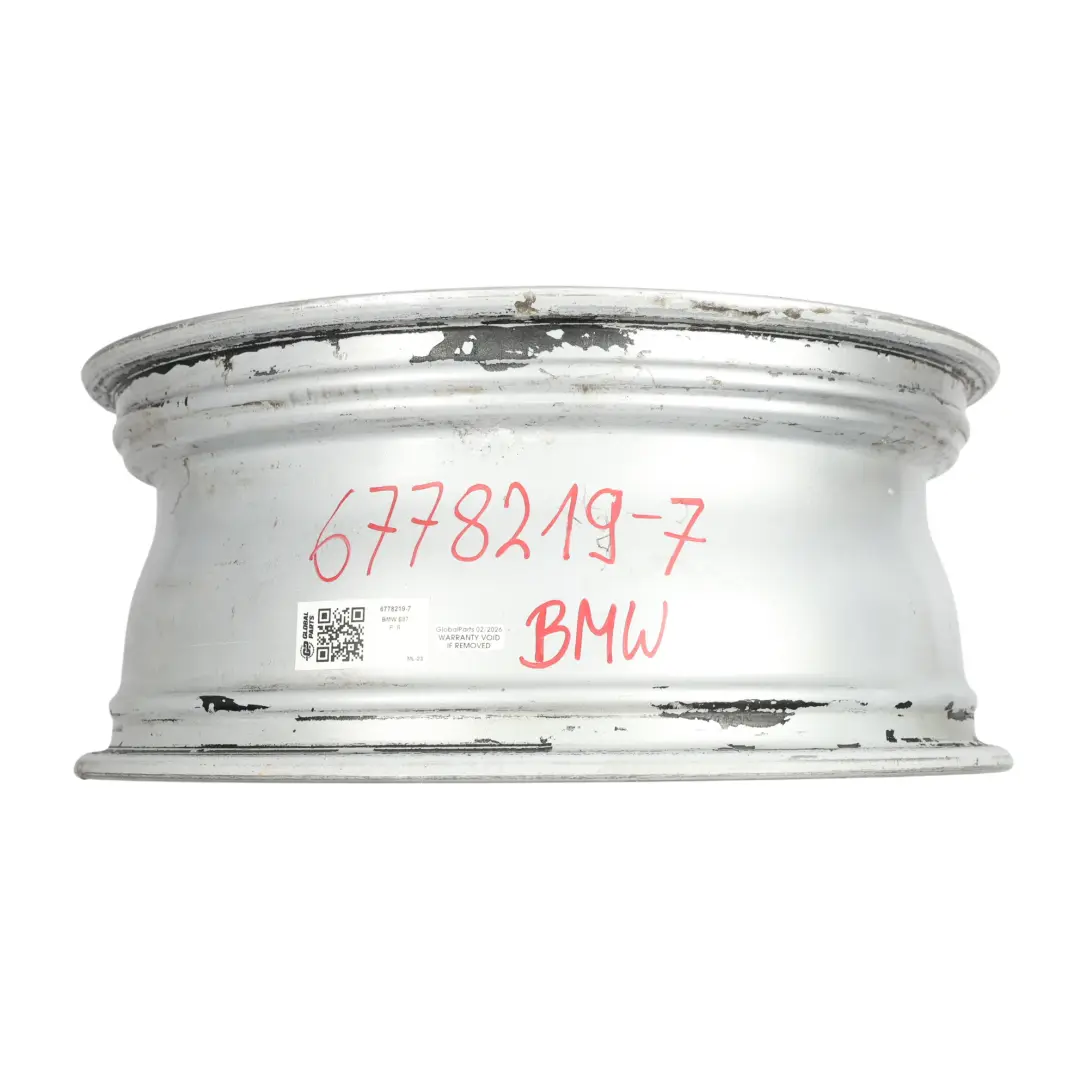 BMW E81 E82 E87 Silberne Leicht Metall Felge 17" ET:47 7J - SKU 6778219-7 - Teilenummer 6778219