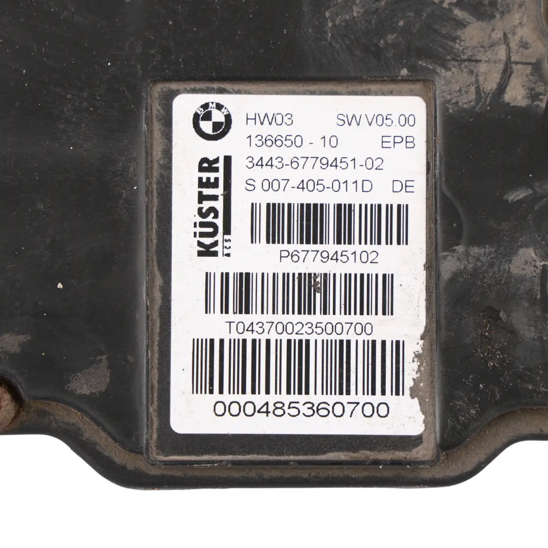 BMW X5 E70 X6 E71 Electronic Handbrake Parking Brake Actuator Control - SKU 6779451-2 - Part number 6779451