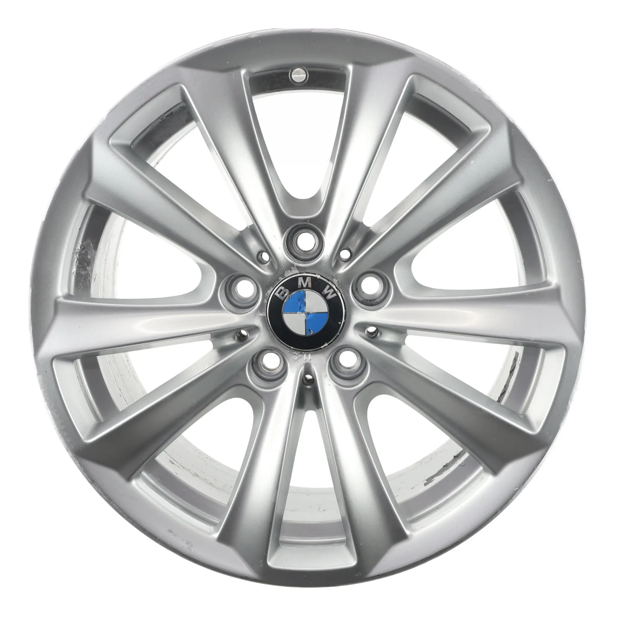 BMW F10 F11 F12 Silver Alloy Wheel Rim 17" V Spoke 236 8J ET:30 6780720