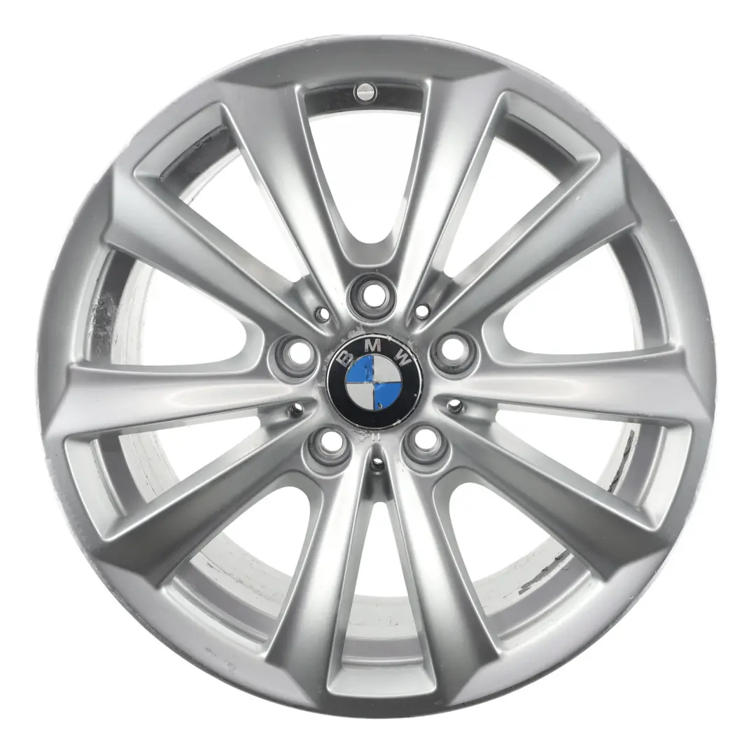 Alloy Wheel Rim 17" V Spoke 236 8J ET:30 to BMW F10 F11 F12 Silver with Part number 6780720 BMW F10 F11 F12 Silver Alloy Wheel Rim 17" V Spoke 236 8J ET:30 - SKU 6780720-4 - Part number 6780720