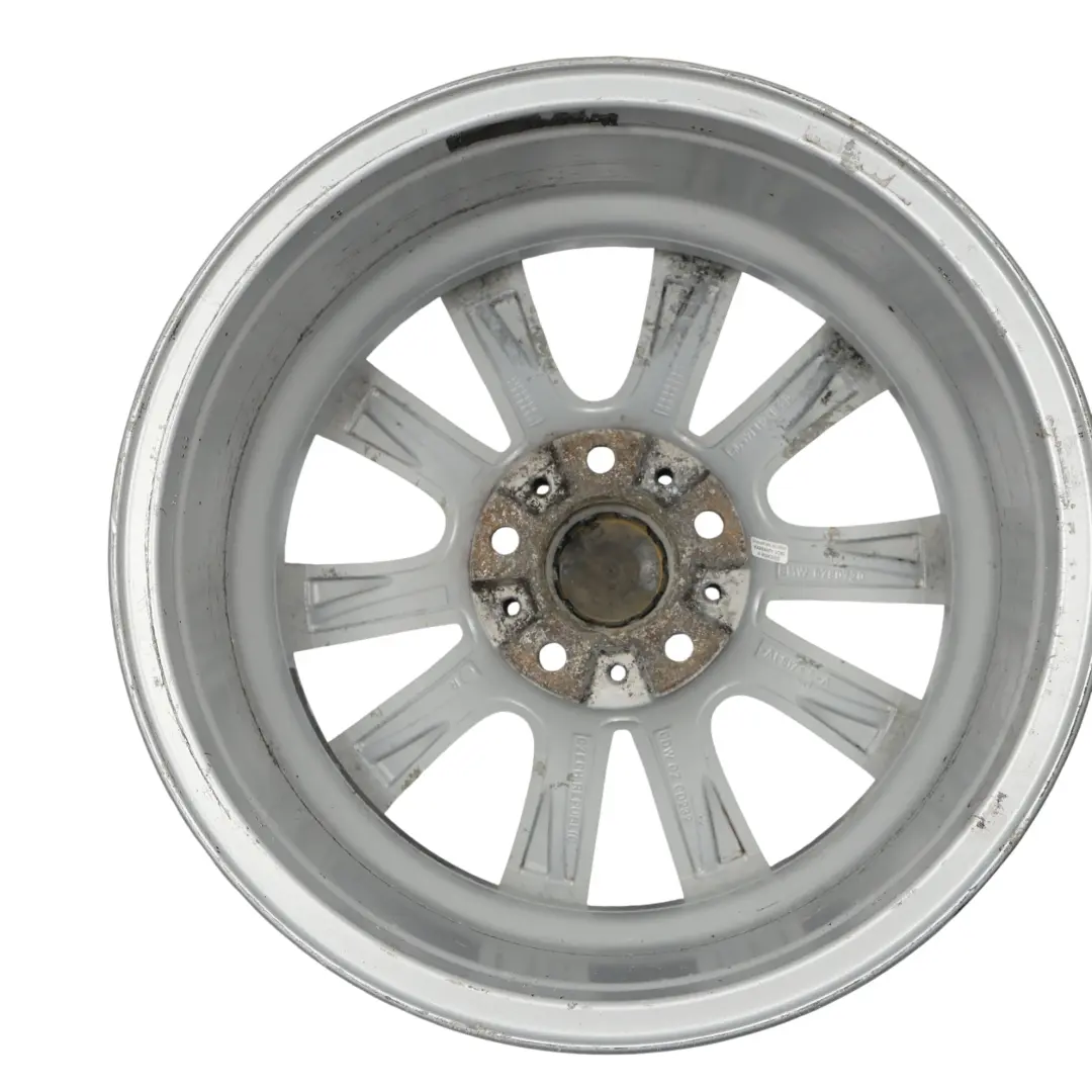 Alloy Wheel Rim 17" V Spoke 236 8J ET:30 to BMW F10 F11 F12 Silver with Part number 6780720 BMW F10 F11 F12 Silver Alloy Wheel Rim 17" V Spoke 236 8J ET:30 - SKU 6780720-4 - Part number 6780720