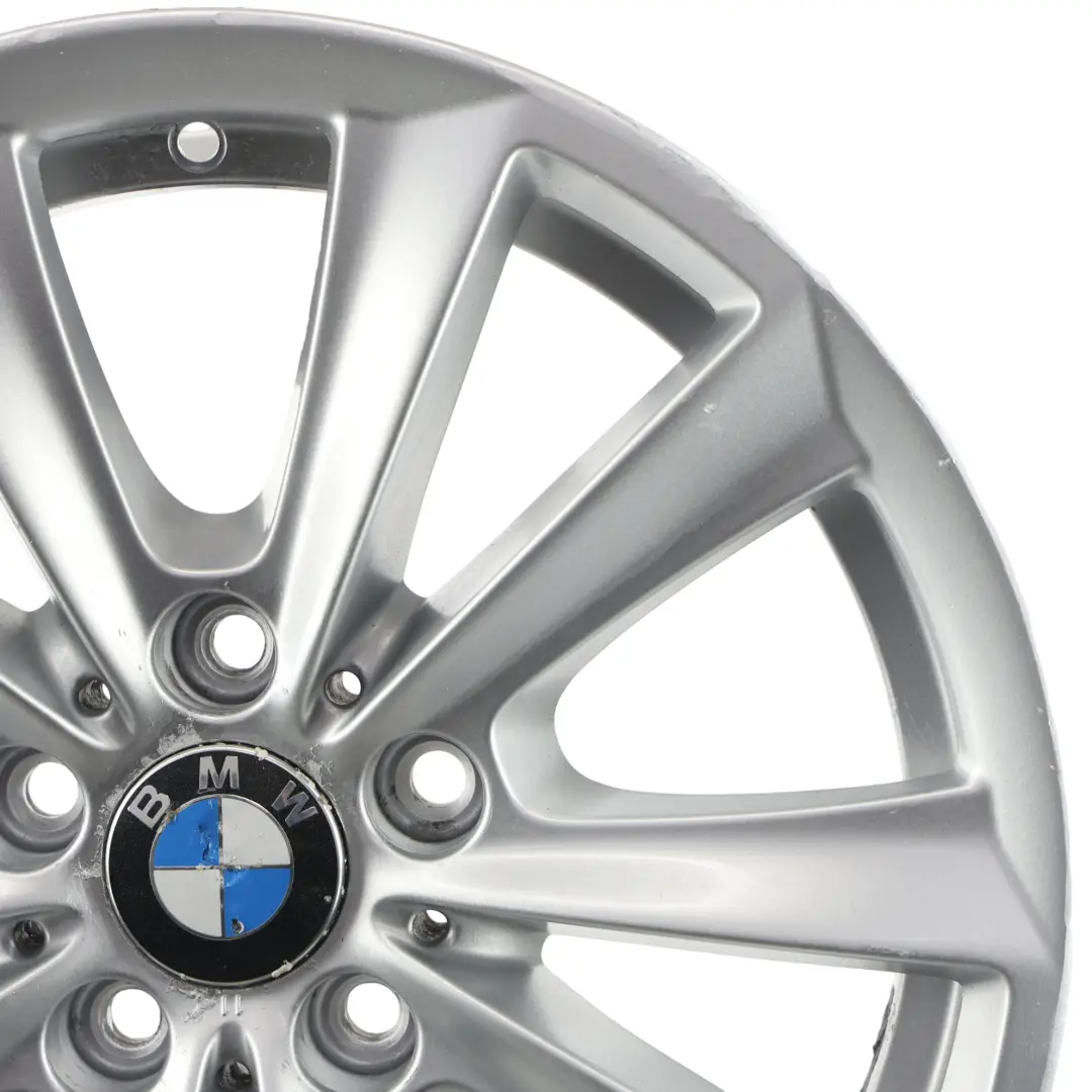 Alloy Wheel Rim 17" V Spoke 236 8J ET:30 to BMW F10 F11 F12 Silver with Part number 6780720 BMW F10 F11 F12 Silver Alloy Wheel Rim 17" V Spoke 236 8J ET:30 - SKU 6780720-4 - Part number 6780720