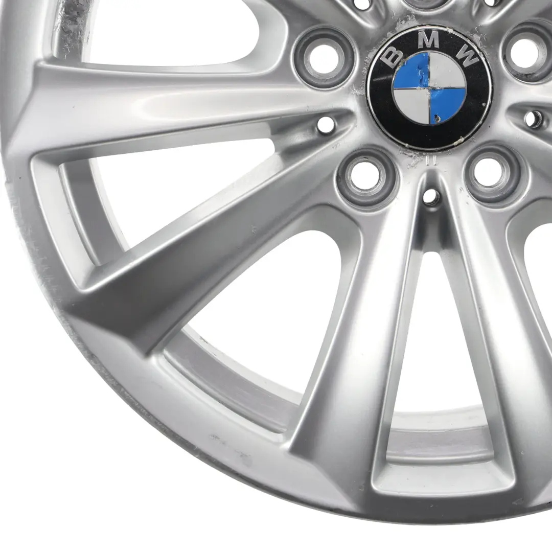 Alloy Wheel Rim 17" V Spoke 236 8J ET:30 to BMW F10 F11 F12 Silver with Part number 6780720 BMW F10 F11 F12 Silver Alloy Wheel Rim 17" V Spoke 236 8J ET:30 - SKU 6780720-4 - Part number 6780720