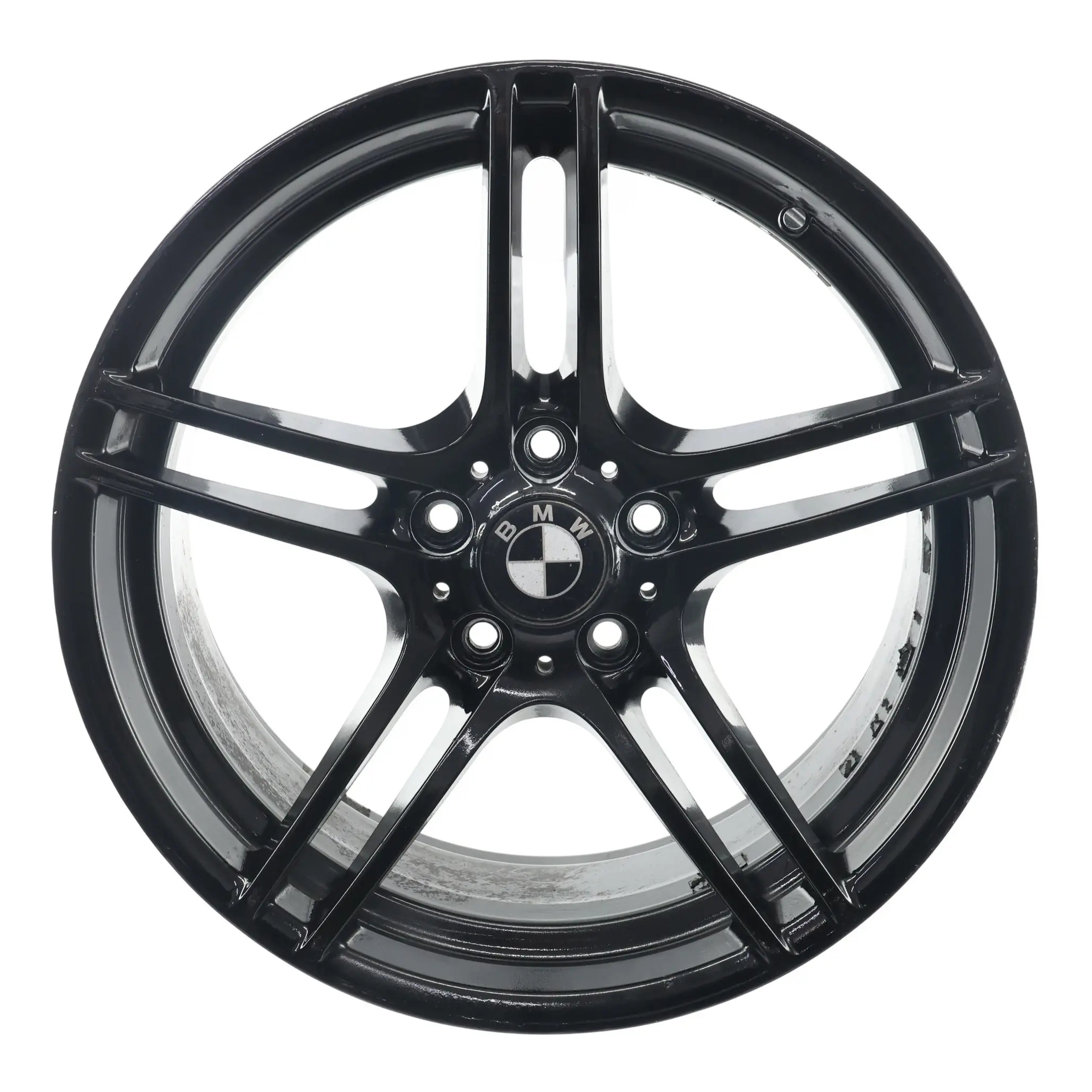 BMW E90 E91 Llanta Aleación Negra Delantera 19" M Doble Radio 313 8J 6787647