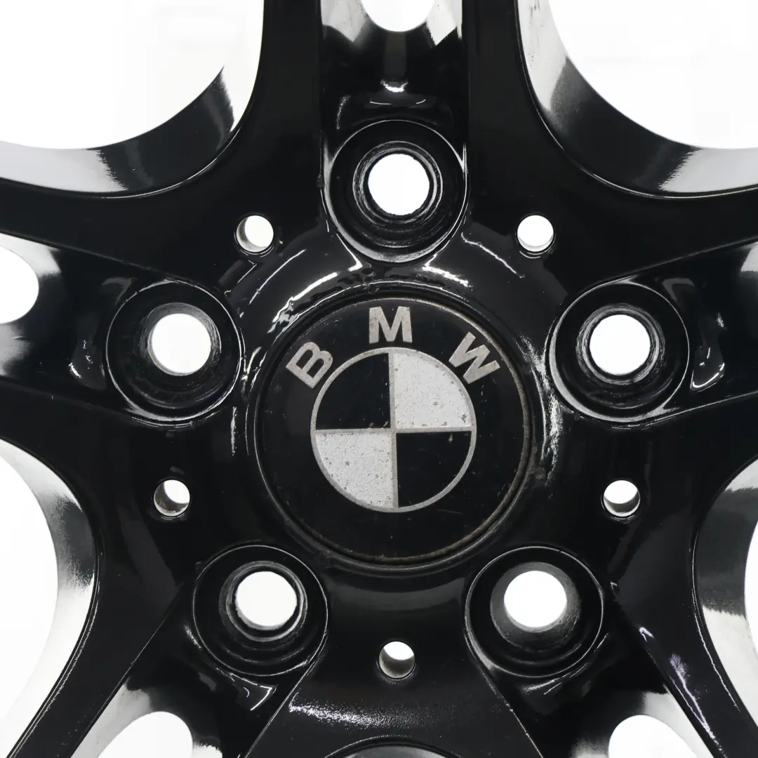 Front Black Wheel Alloy Rim 19" M Double Spoke 313 8J ET:37 to BMW E90 E91 with Part number 6787647 BMW E90 E91 Front Black Wheel Alloy Rim 19" M Double Spoke 313 8J ET:37 - SKU 6787647-2 - Part number 6787647