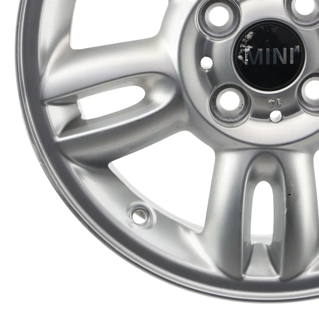 Silber Alu Felge Alufelge 15" 5,5J 5 Star Twin Spoke 118 für Mini Cooper R55 R56 mit Teilenummer 6791930 Mini Cooper R55 R56 Silber Alu Felge Alufelge 15" 5,5J 5 Star Twin Spoke 118 - SKU 6791930-1 - Teilenummer 6791930