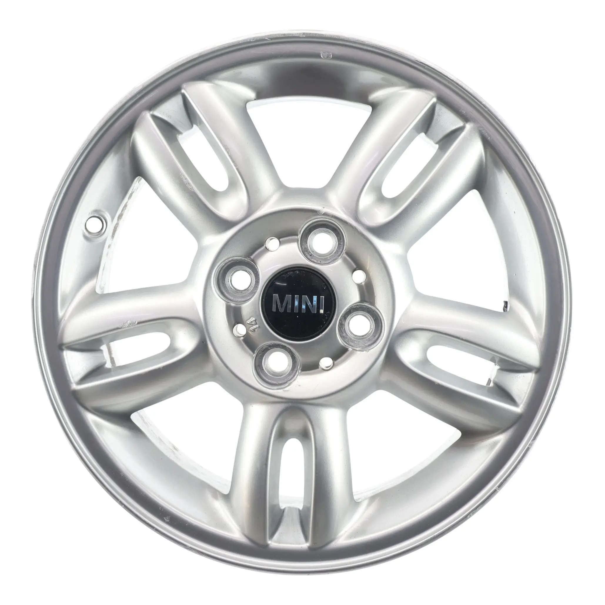 Mini One R56 Silver Llanta De aleacion 15" ET:45 5,5J 5-Star Twin Spoke 118
