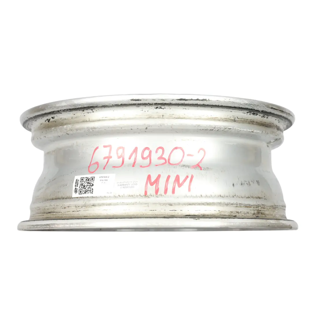 Alloy Rim 15" ET:45 5,5J 5-Star Twin Spoke 118 to Mini Cooper One R56 Silver Wheel with Part number 6791930 Mini Cooper One R56 Silver Wheel Alloy Rim 15" ET:45 5,5J 5-Star Twin Spoke 118 - SKU 6791930-2 - Part number 6791930