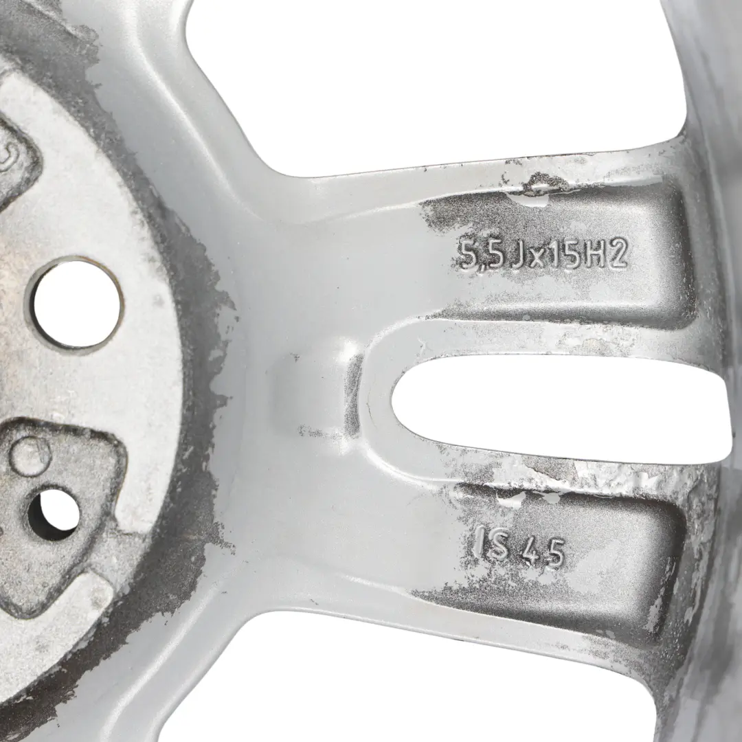 Mini One R56 Silver Llanta De aleacion 15" ET:45 5,5J 5-Star Twin Spoke 118 - SKU 6791930-2 - Número de pieza 6791930