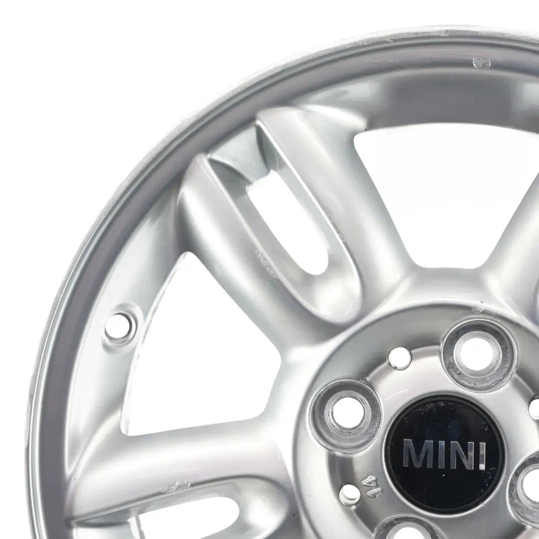 Mini Cooper One R56 Silber Alu Felge Alufelge 15" 5,5J 5 Star Twin Spoke 118 - SKU 6791930-2 - Teilenummer 6791930