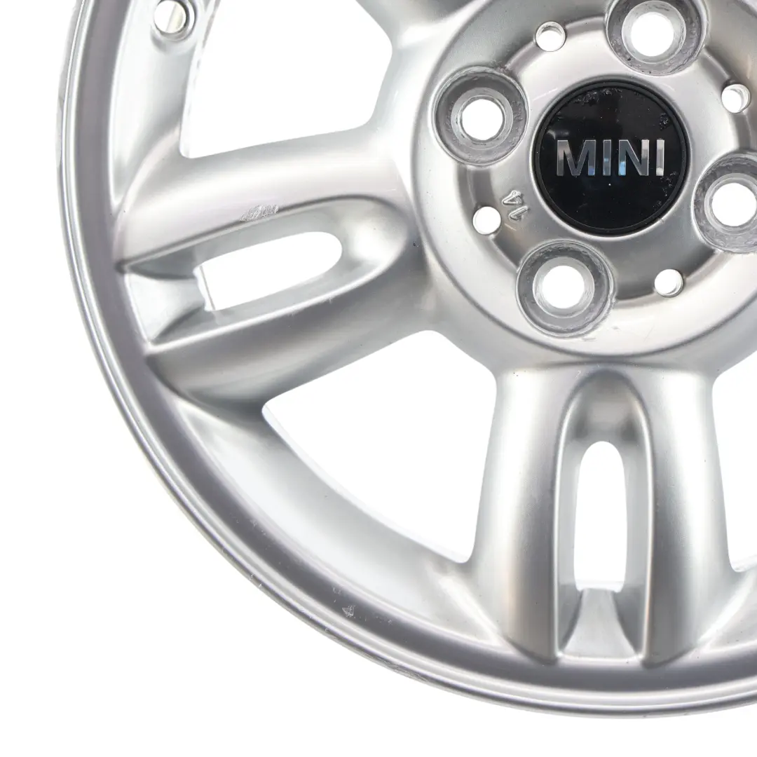  Srebrna felga aluminiowa Mini R56 15" ET:45 5,5J 5-Star Twin Spoke 118 - SKU 6791930-2 - Numer Części 6791930