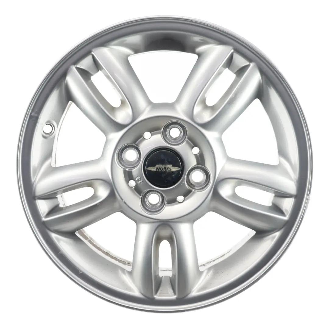 Mini Cooper R55 R56 Silver Wheel Alloy Rim 15" ET:45 5,5J 5-Star Twin Spoke 118 - SKU 6791930-3 - Part number 6791930