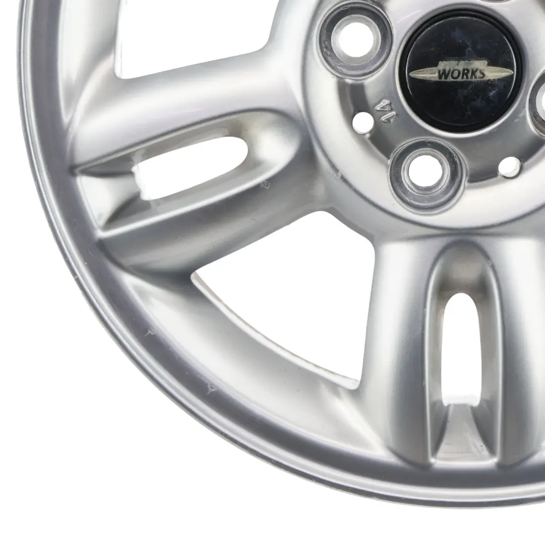 Mini Cooper R55 R56 Silver Wheel Alloy Rim 15" ET:45 5,5J 5-Star Twin Spoke 118 - SKU 6791930-3 - Part number 6791930