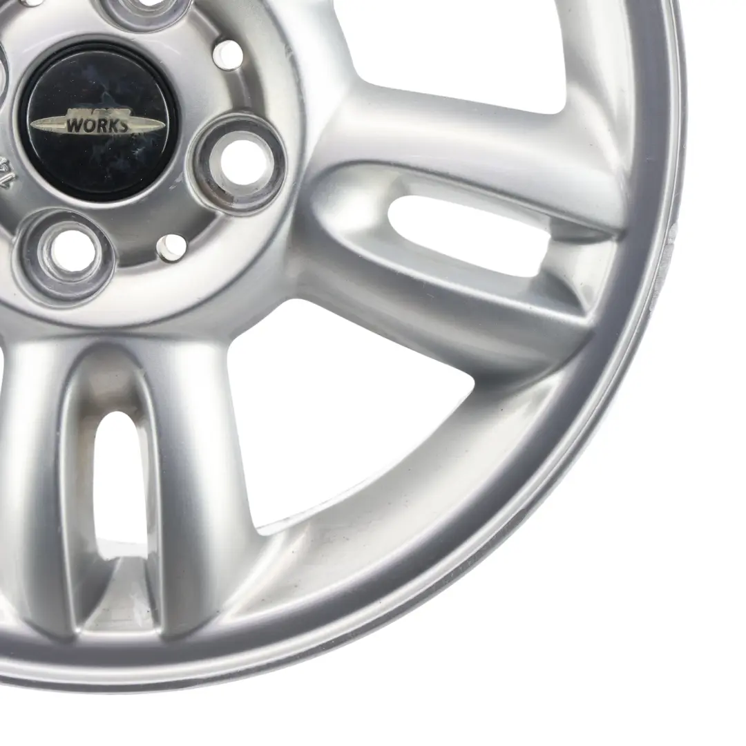 Mini Cooper R55 R56 Silver Wheel Alloy Rim 15" ET:45 5,5J 5-Star Twin Spoke 118 - SKU 6791930-3 - Part number 6791930