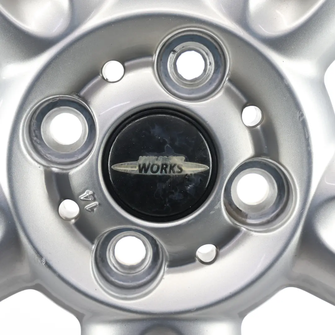 Alloy Rim 15" ET:45 5,5J 5-Star Twin Spoke 118 to Mini Cooper R55 R56 Silver Wheel with Part number 6791930 Mini Cooper R55 R56 Silver Wheel Alloy Rim 15" ET:45 5,5J 5-Star Twin Spoke 118 - SKU 6791930-3 - Part number 6791930