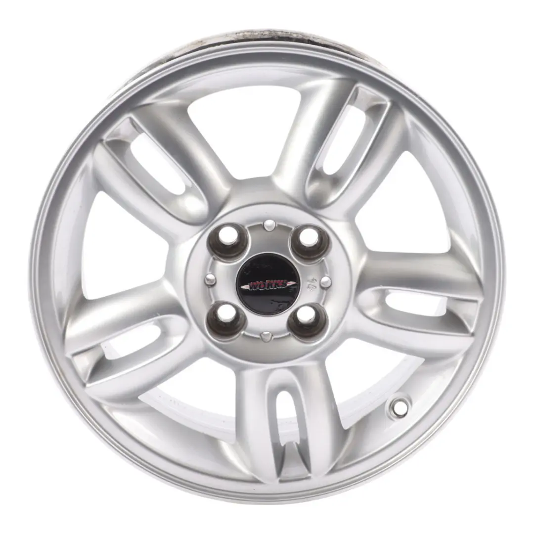 Mini Cooper R55 R56 Silver Wheel Alloy Rim 15" ET:45 5,5J 5-Star Twin Spoke 118 - SKU 6791930-4 - Part number 6791930