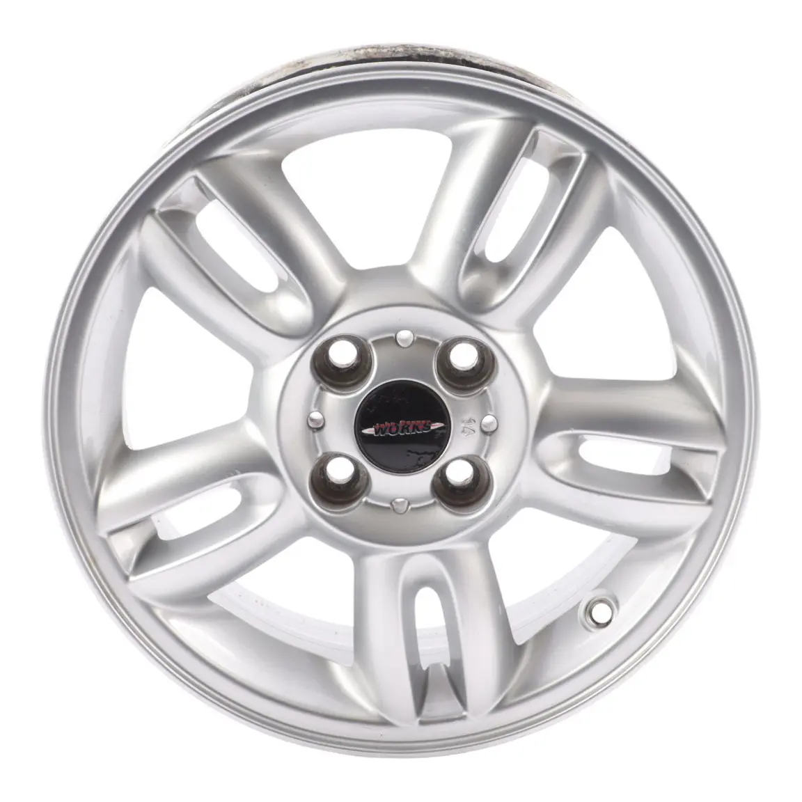 Mini Cooper R55 R56 Silver Wheel Alloy Rim 15" ET:45 5,5J 5-Star Twin Spoke 118
