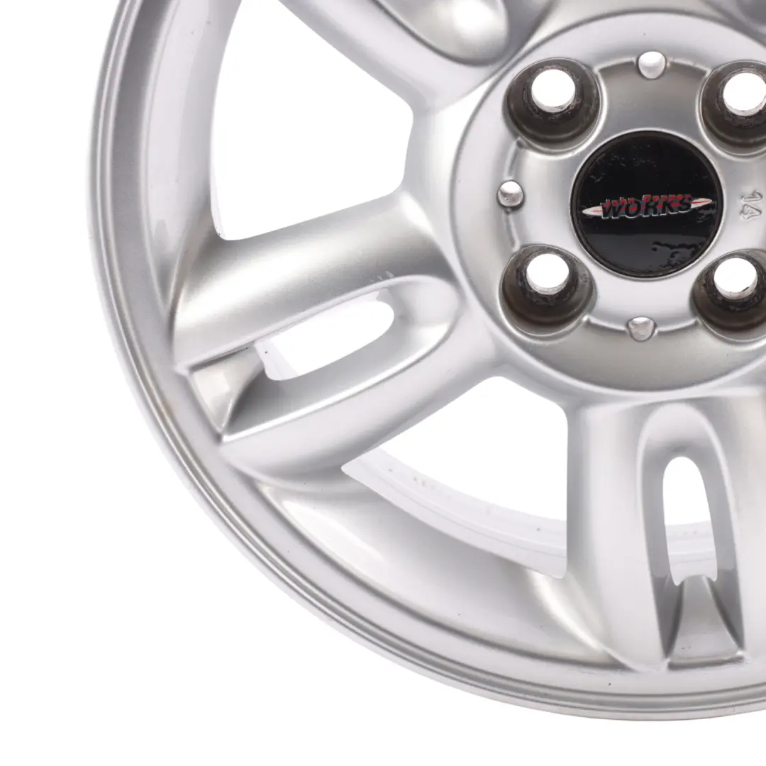 Mini Cooper R55 R56 Silver Wheel Alloy Rim 15" ET:45 5,5J 5-Star Twin Spoke 118 - SKU 6791930-4 - Part number 6791930