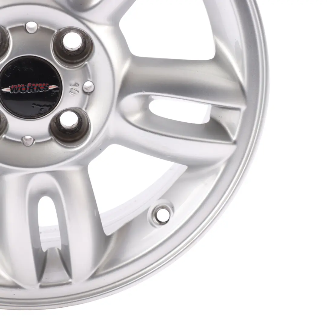 Mini Cooper R55 R56 Silver Wheel Alloy Rim 15" ET:45 5,5J 5-Star Twin Spoke 118 - SKU 6791930-4 - Part number 6791930