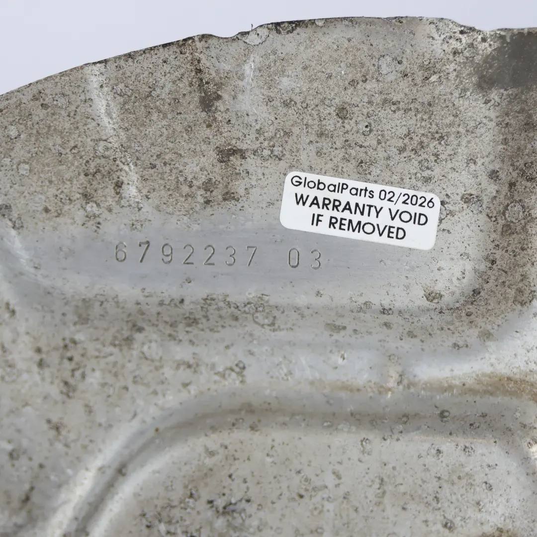 BMW F20 F22 F30 F32 Brems Scheibe Schutz Blech Vorne Links - SKU 6792237 - Teilenummer 6792237