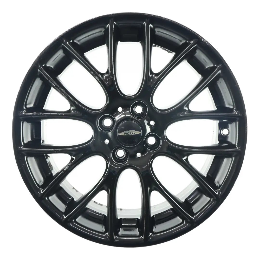 Mini Cooper R50 R55 R56 Schwarz Alu Felge 17" 7J ET:48 Cross Spoke Challenge - SKU 6795208-1 - Teilenummer 6795208