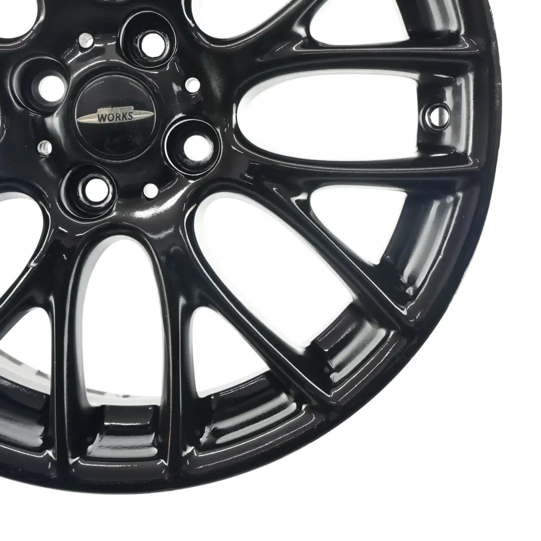 Mini Cooper R55 R56 Black Wheel Alloy Rim 17" 7J ET:48 Cross Spoke Challenge - SKU 6795208-1 - Part number 6795208