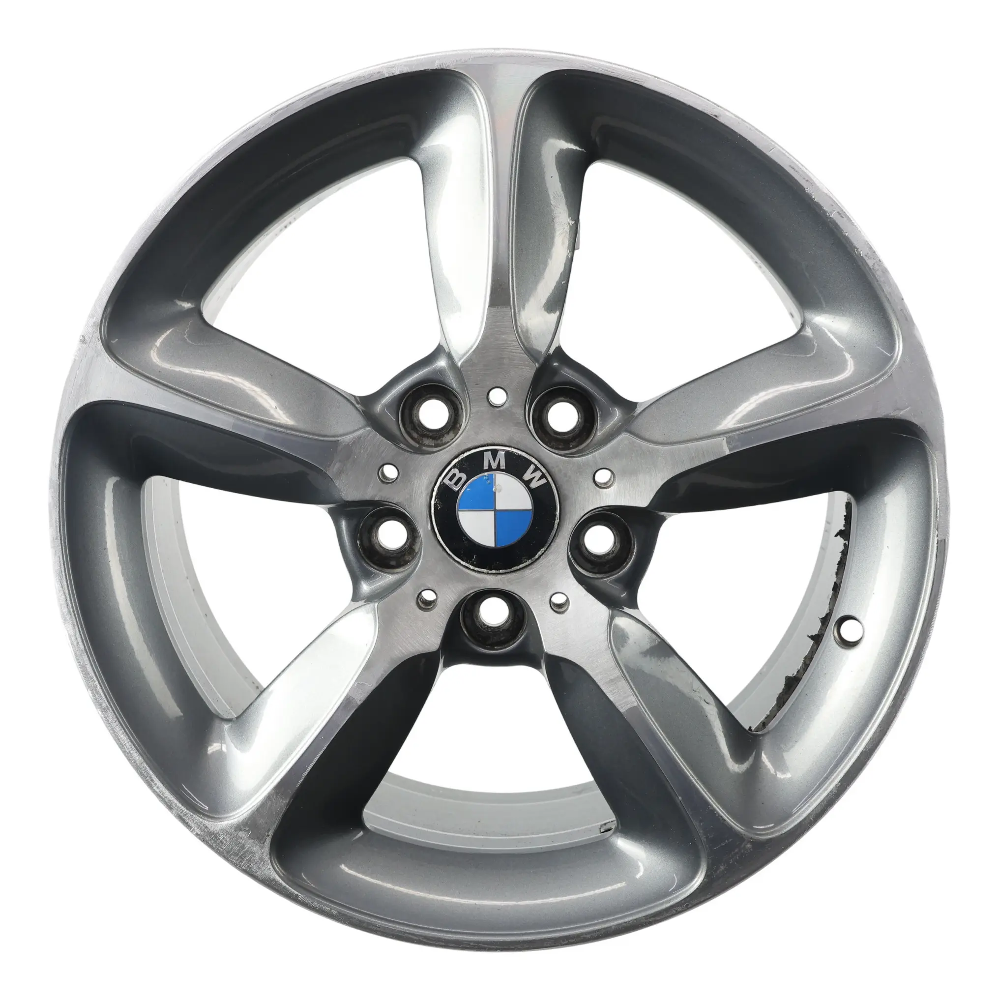 BMW F20 F21 F22 F23 Silberne Leichtmetallfelge 17" 8J ET:43 Styling 382 6796208