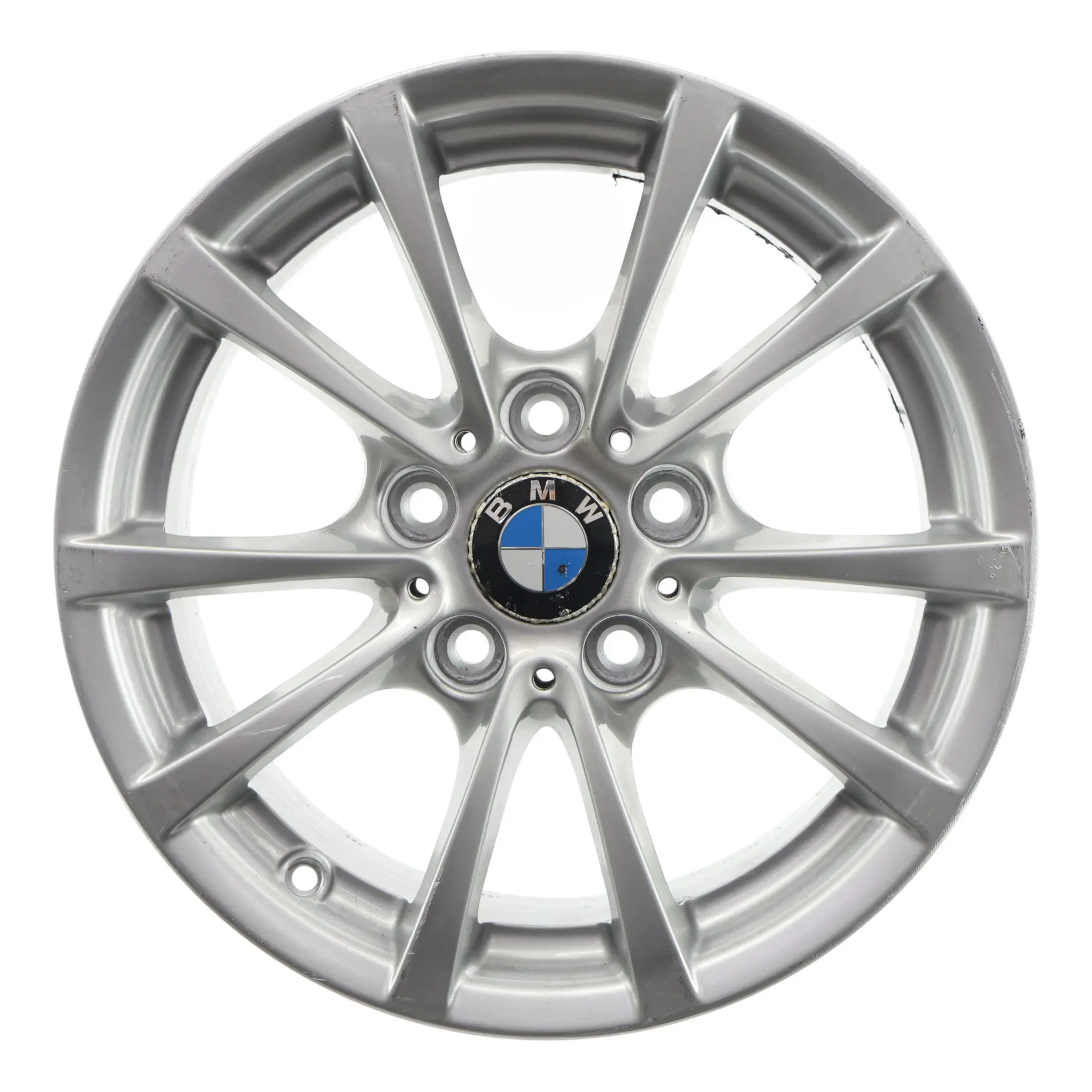 BMW F30 F31 F36 Felga Aluminiowa 16" 7J ET:31 V-Spoke 390 Srebrna 6796236