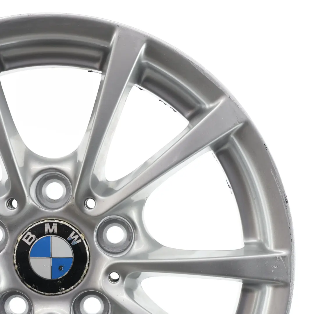 Alloy Wheel Rim 16" 7J ET:31 V-spoke 390 to BMW F30 F31 F36 Silver with Part number 6796236 BMW F30 F31 F36 Silver Alloy Wheel Rim 16" 7J ET:31 V-spoke 390 - SKU 6796236-1 - Part number 6796236
