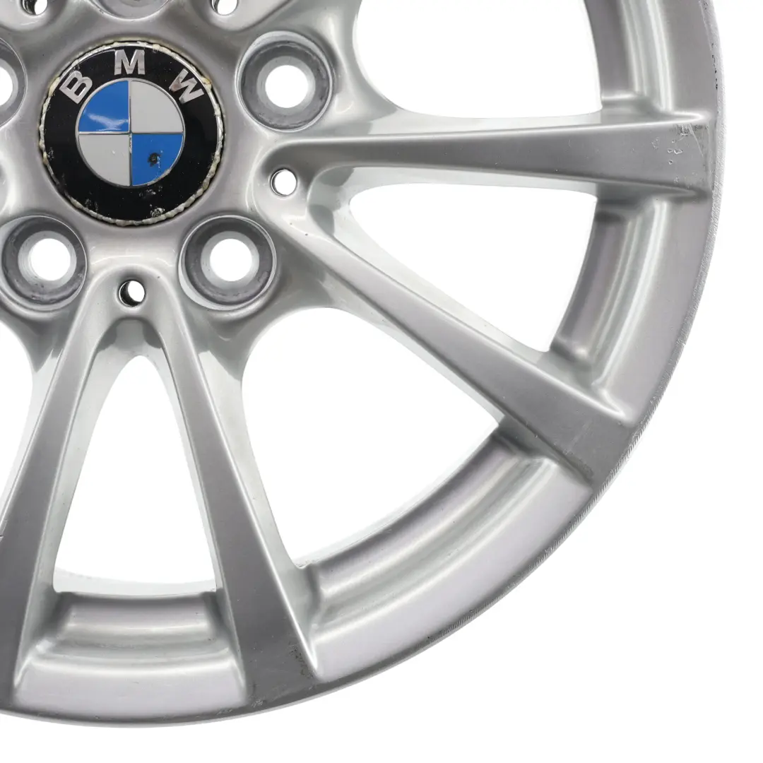 BMW F30 F31 F36 Silberne Leicht Metall Felge 16" 7J ET:31 V-Speiche 390 - SKU 6796236-1 - Teilenummer 6796236