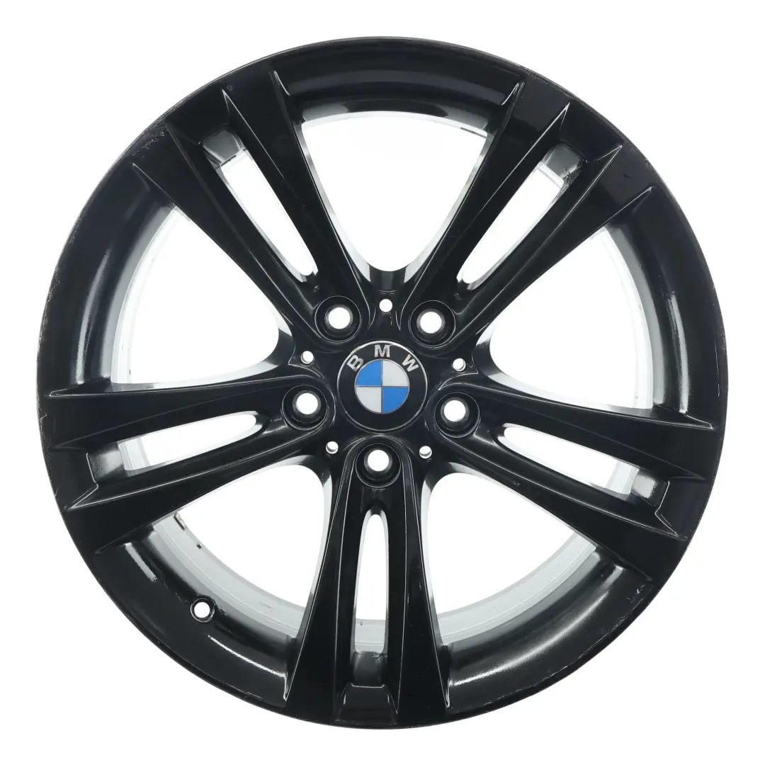 Alloy Rim 18" ET:34 8J Double Spoke 397 to BMW F30 F31 F32 F33 Black Wheel with Part number 6796247 BMW F30 F31 F32 F33 Black Wheel Alloy Rim 18" ET:34 8J Double Spoke 397 - SKU 6796247-7 - Part number 6796247