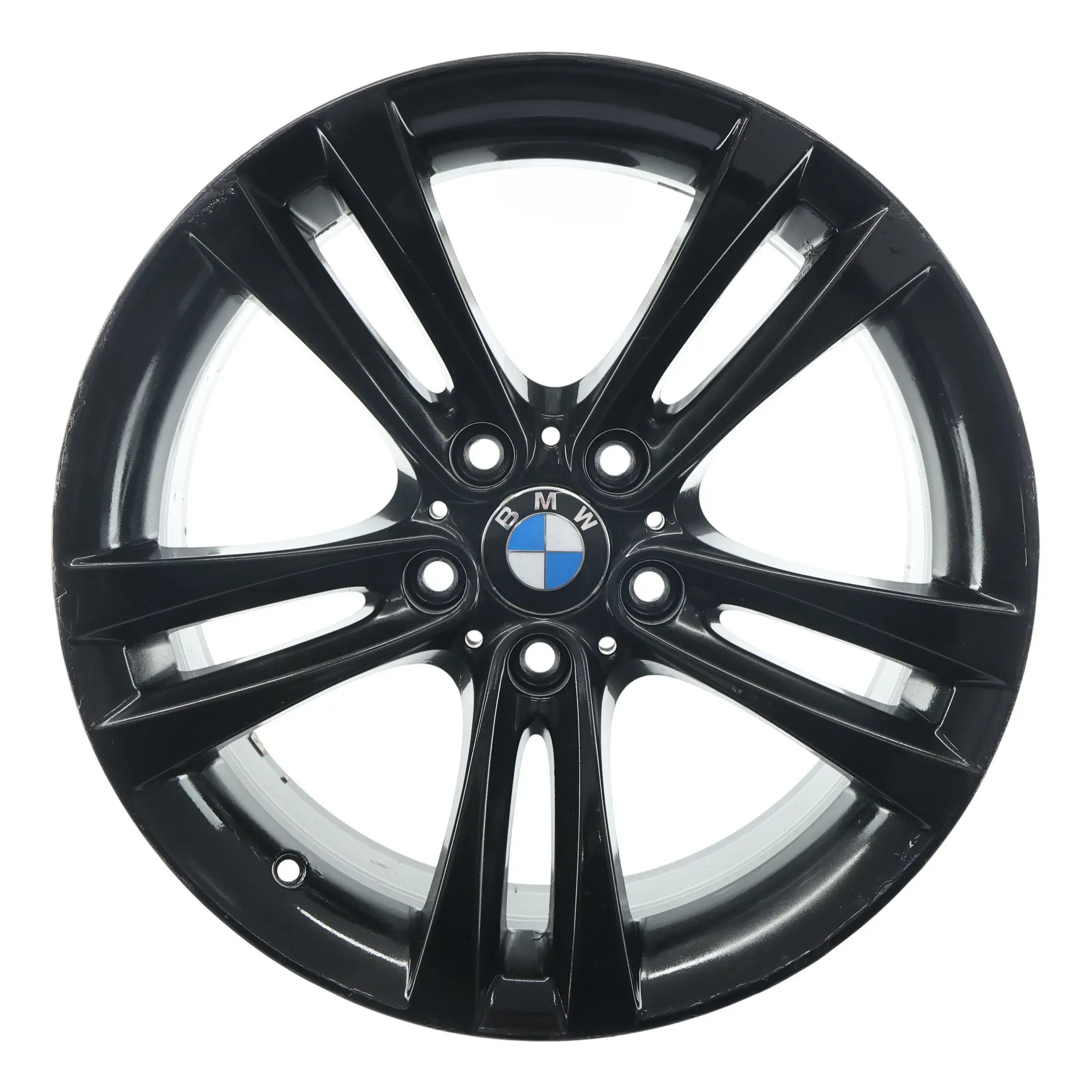 BMW F30 F31 F32 F33 Black Wheel Alloy Rim 18" ET:34 8J Double Spoke 397 6796247