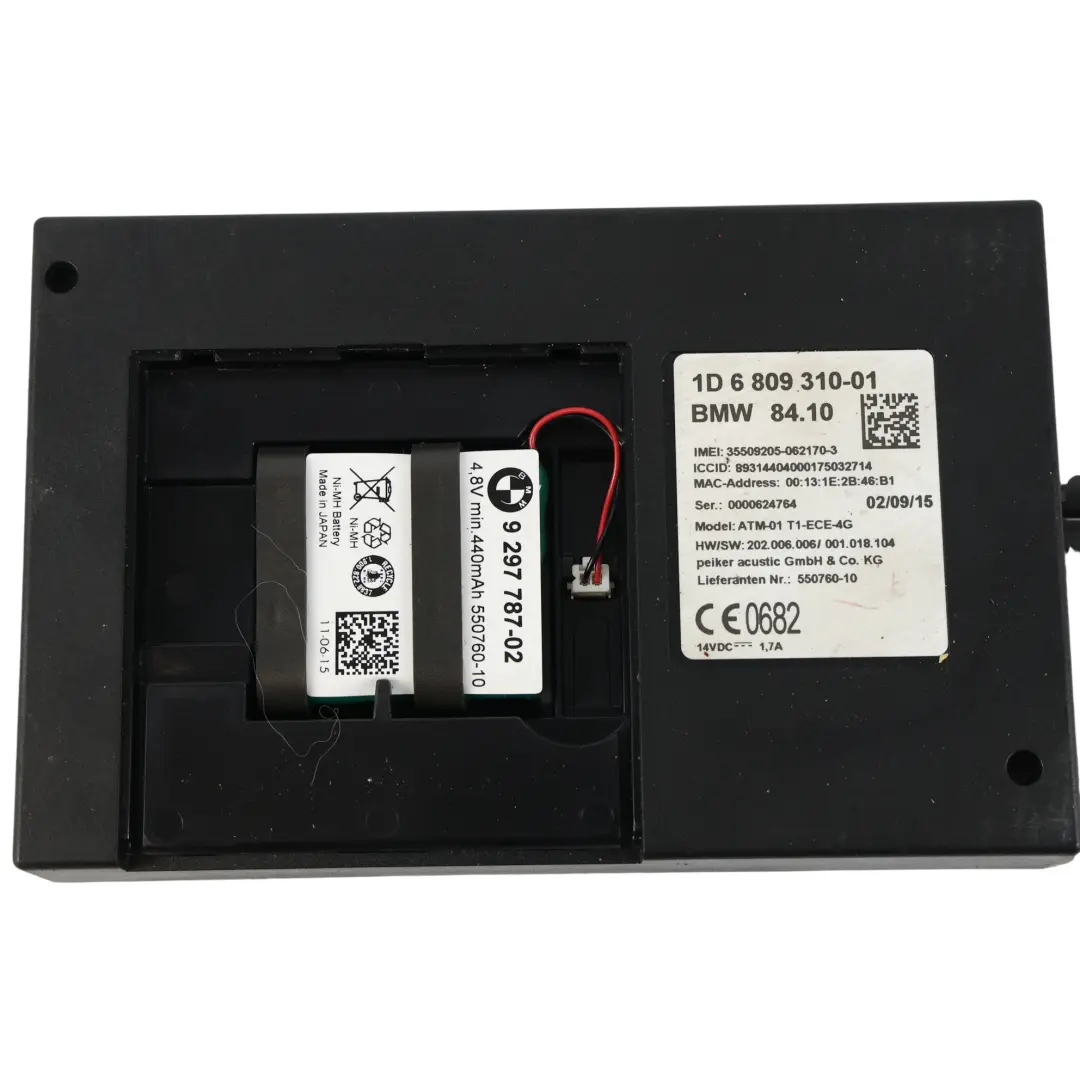 Modulo Comunicazione Telematica Unità Controllo per BMW F20 LCI F21 LCI F83 con numero di parte 6809310 BMW F20 LCI F21 LCI F83 Modulo Comunicazione Telematica Unità Controllo - SKU 6809310 - Numero di parte 6809310