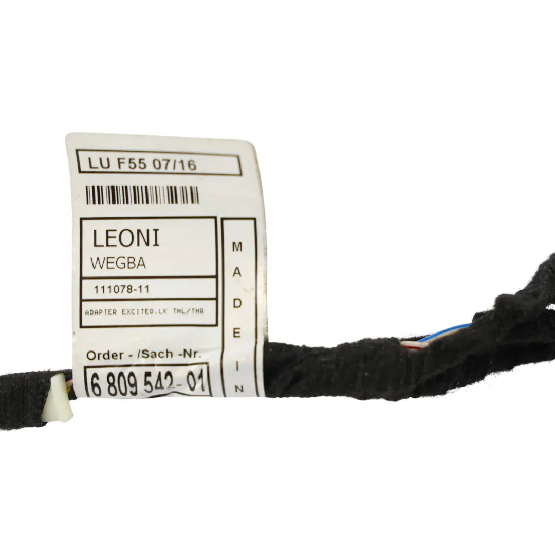 Mini F55 Cableado Arnés Puerta Trasera - SKU 6809542 - Número de pieza 6809542