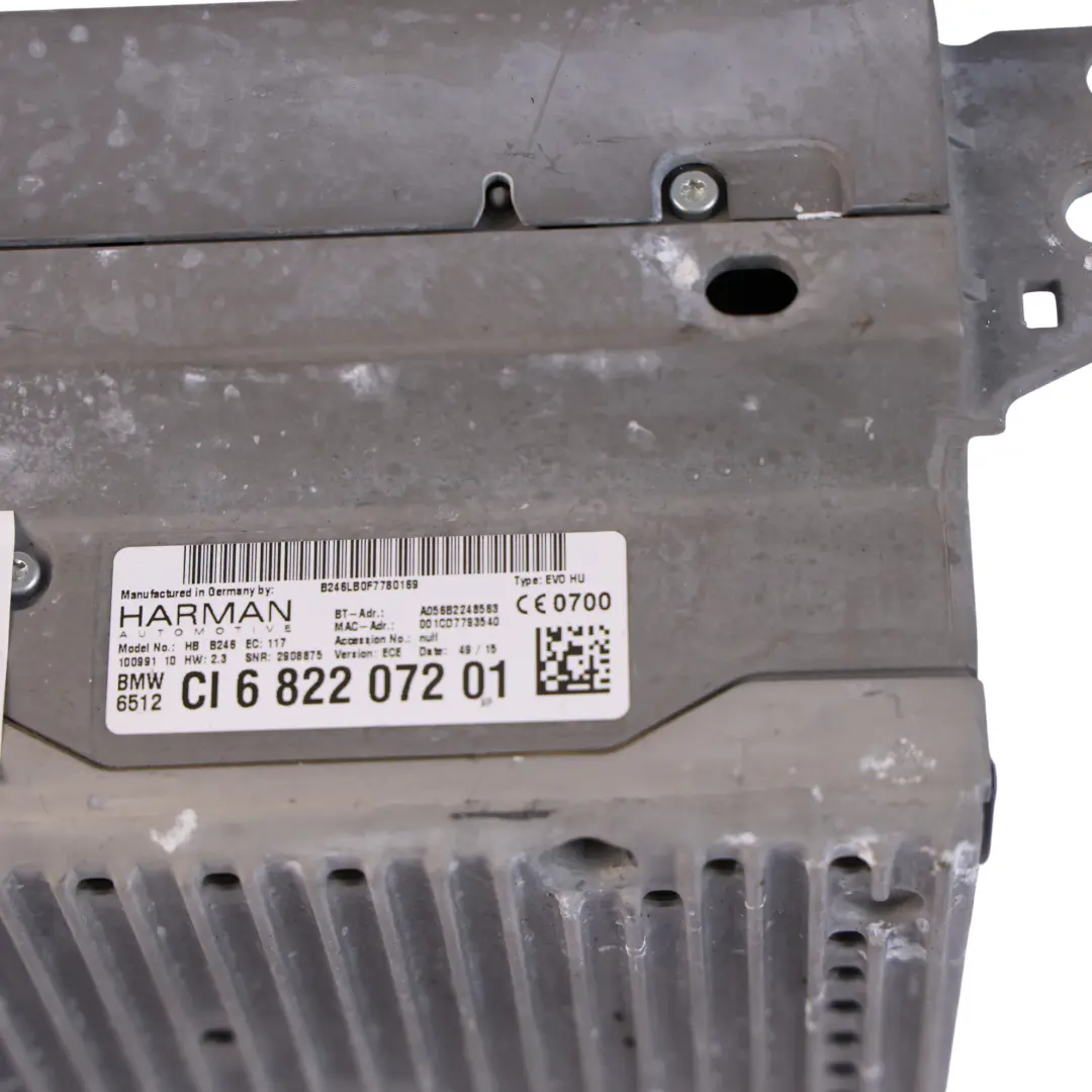 Radio Nawigacja DAB High do Mini Cooper F55 F56 o numerze 6822072 Mini Cooper F55 F56 Radio Nawigacja DAB High - SKU 6822072 - Numer Części 6822072