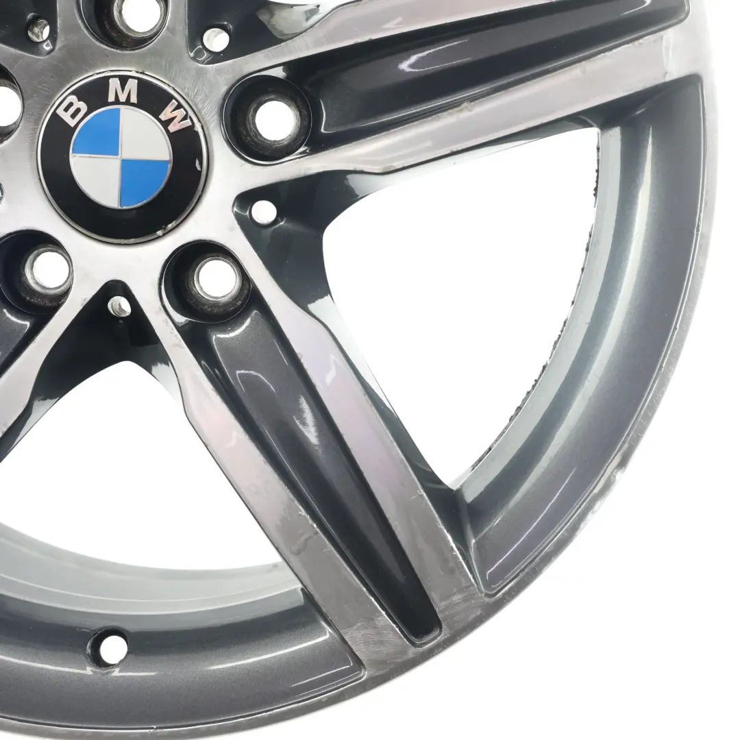 Graue Leicht metall felge 17" Sternspeiche ET:43 7,5J für BMW F20 F21 F22 mit Teilenummer 6850151 BMW F20 F21 F22 Graue Leicht metall felge 17" Sternspeiche ET:43 7,5J - SKU 6850151-13 - Teilenummer 6850151