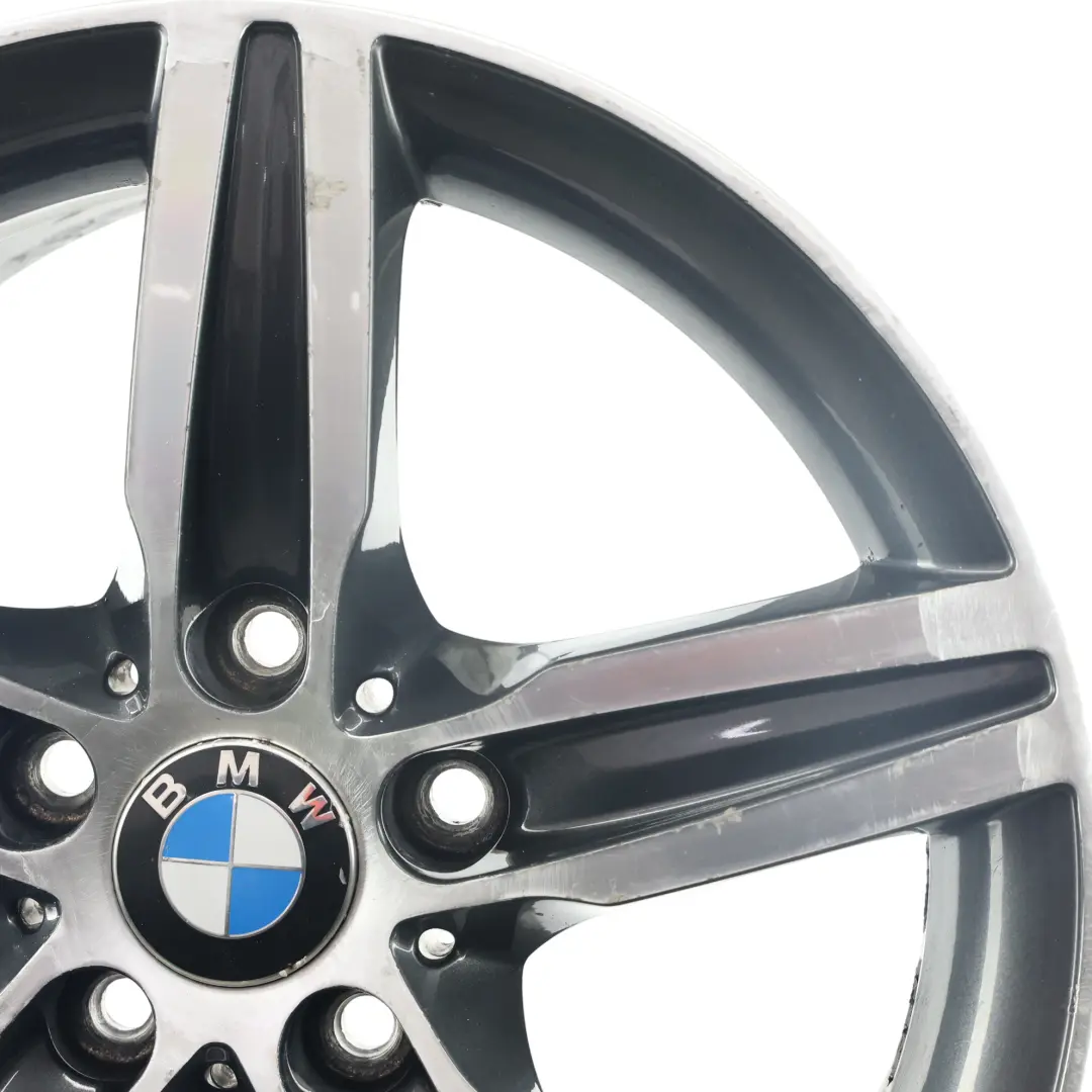 BMW F20 F21 F22 F23 Jante en alliage gris 17" Star Spoke 379 ET:43 7,5J - SKU 6850151-13 - Numéro de pièce 6850151