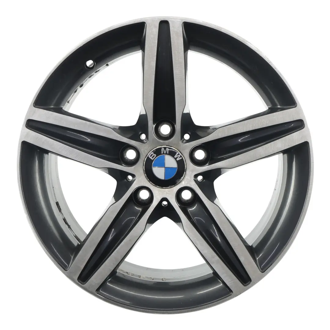 BMW F20 F21 F22 F23 Jante en alliage gris 17" Star Spoke 379 ET:43 7,5J - SKU 6850151-14 - Numéro de pièce 6850151