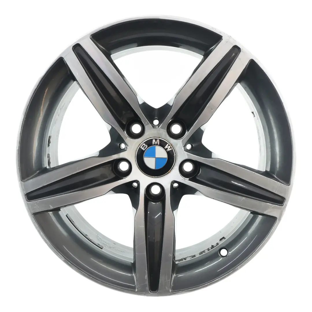 BMW F20 F21 F22 Llanta de Aleacion Negra 17" Star Spoke 379 ET:43 7,5J - SKU 6850151-4 - Número de pieza 6850151