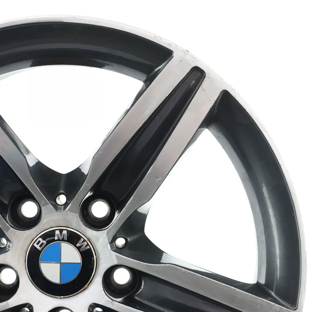 BMW F20 F21 F22 Noir Jantes Alu Alliage 17" 7,5J Rayons en etoile 379 - SKU 6850151-4 - Numéro de pièce 6850151