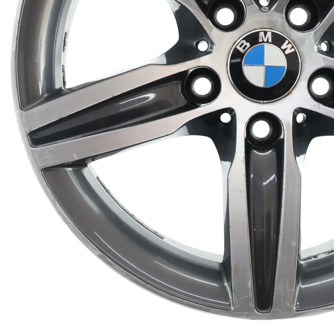 BMW F20 F21 F22 Schwarz Alu Felge Alufelge 17" 7,5J Sternspeiche 379 - SKU 6850151-4 - Teilenummer 6850151