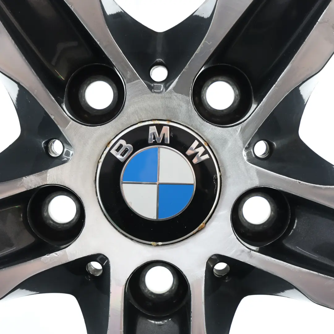 BMW F20 F21 F22 Llanta de Aleacion Negra 17" Star Spoke 379 ET:43 7,5J - SKU 6850151-4 - Número de pieza 6850151