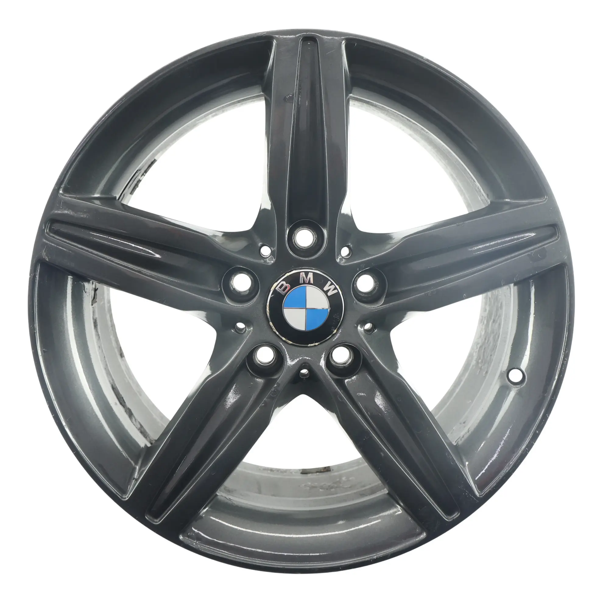 BMW F20 F21 F22 Cerchio lega grigio 17" raggi stellati 379 ET:43 7,5J 6850151
